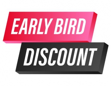 Early bird -15% with halfboard